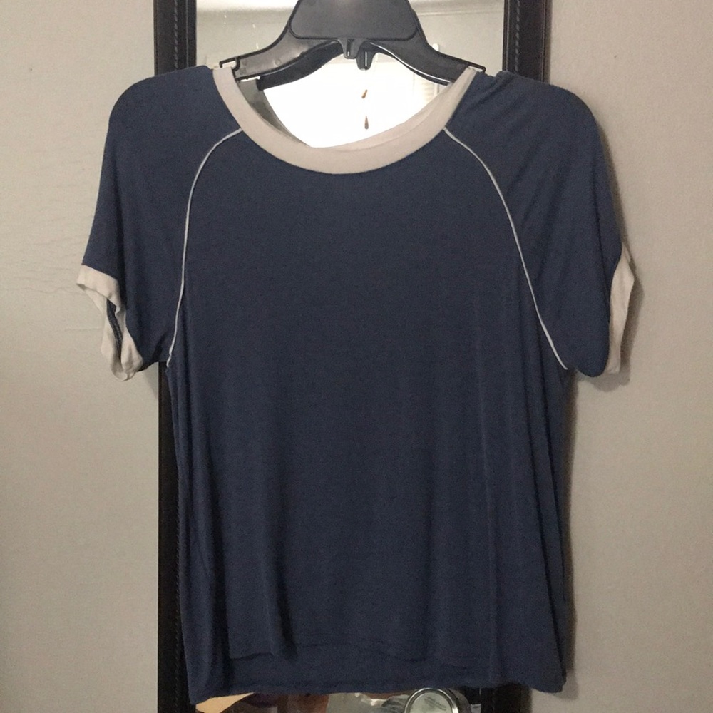 Blue & White Shirt